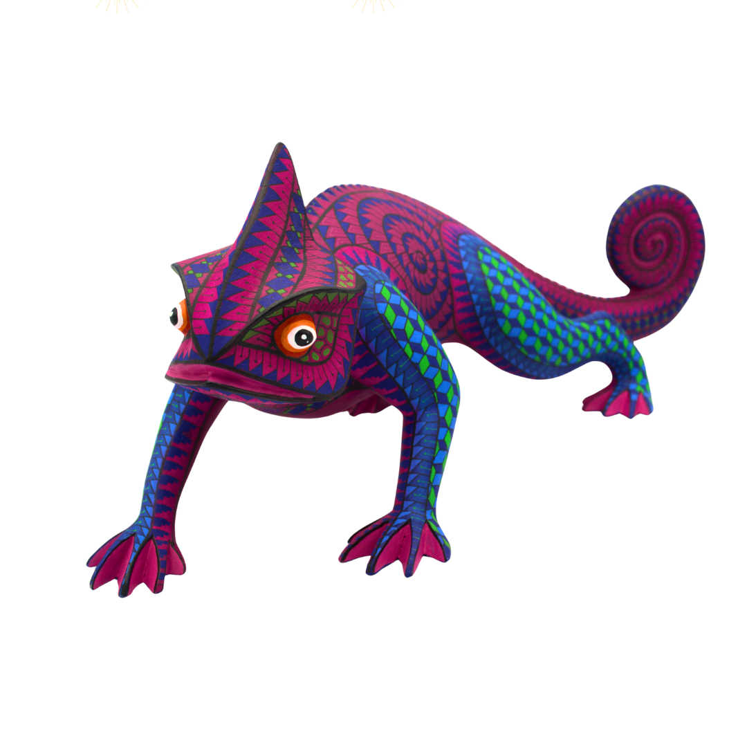 Alebrije Camaleón Fiusha