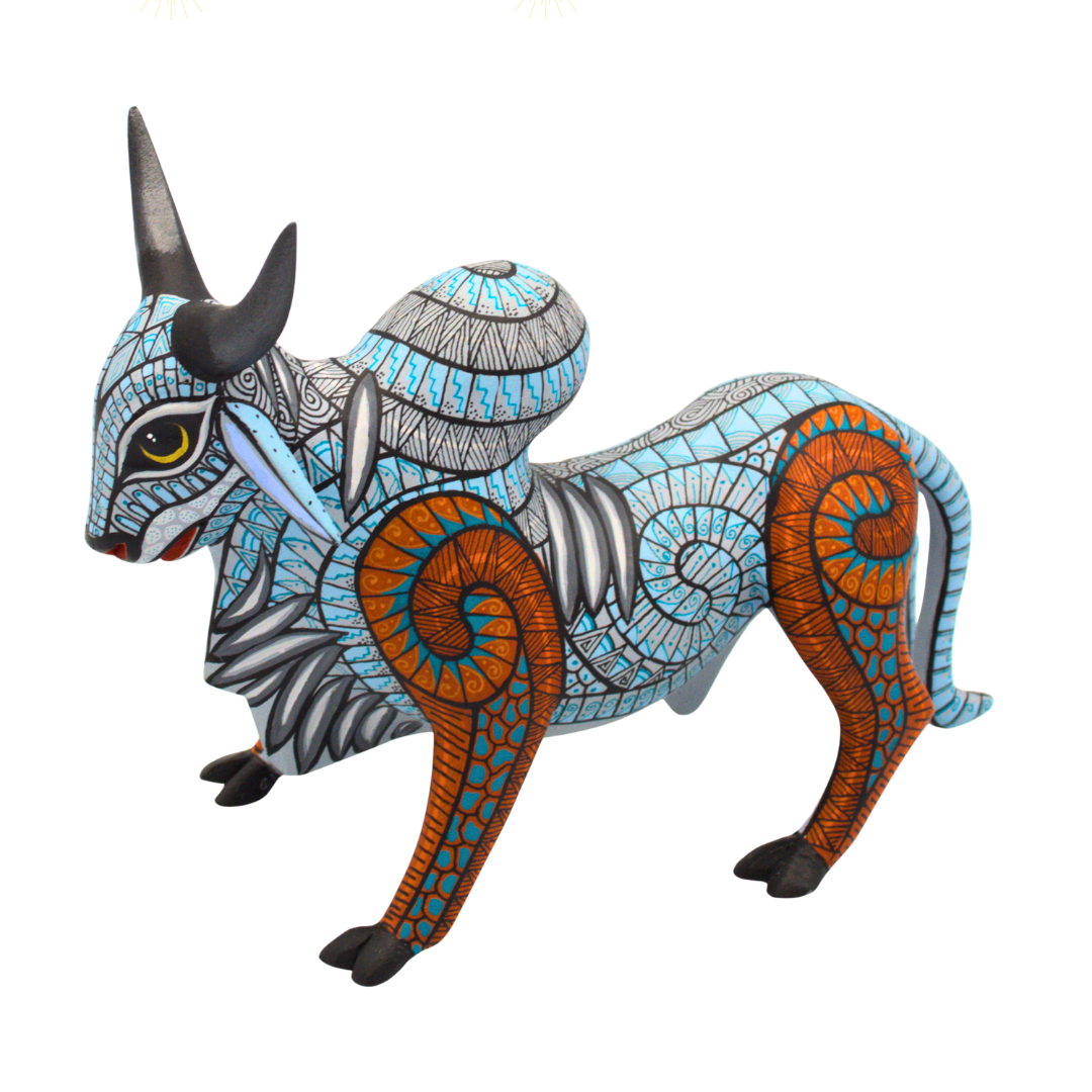 Alebrije Toro Cebú