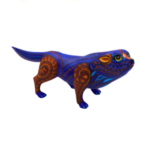 Alebrije Lobo Azul
