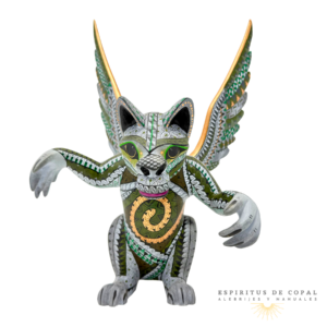 Alebrije Dragón Zapoteca Tallado en Madera de Copal | Espíritus de Copal Oaxaca