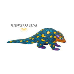 Alebrije Pangolín Tallado en Madera de Copal | Espíritus de Copal Oaxaca