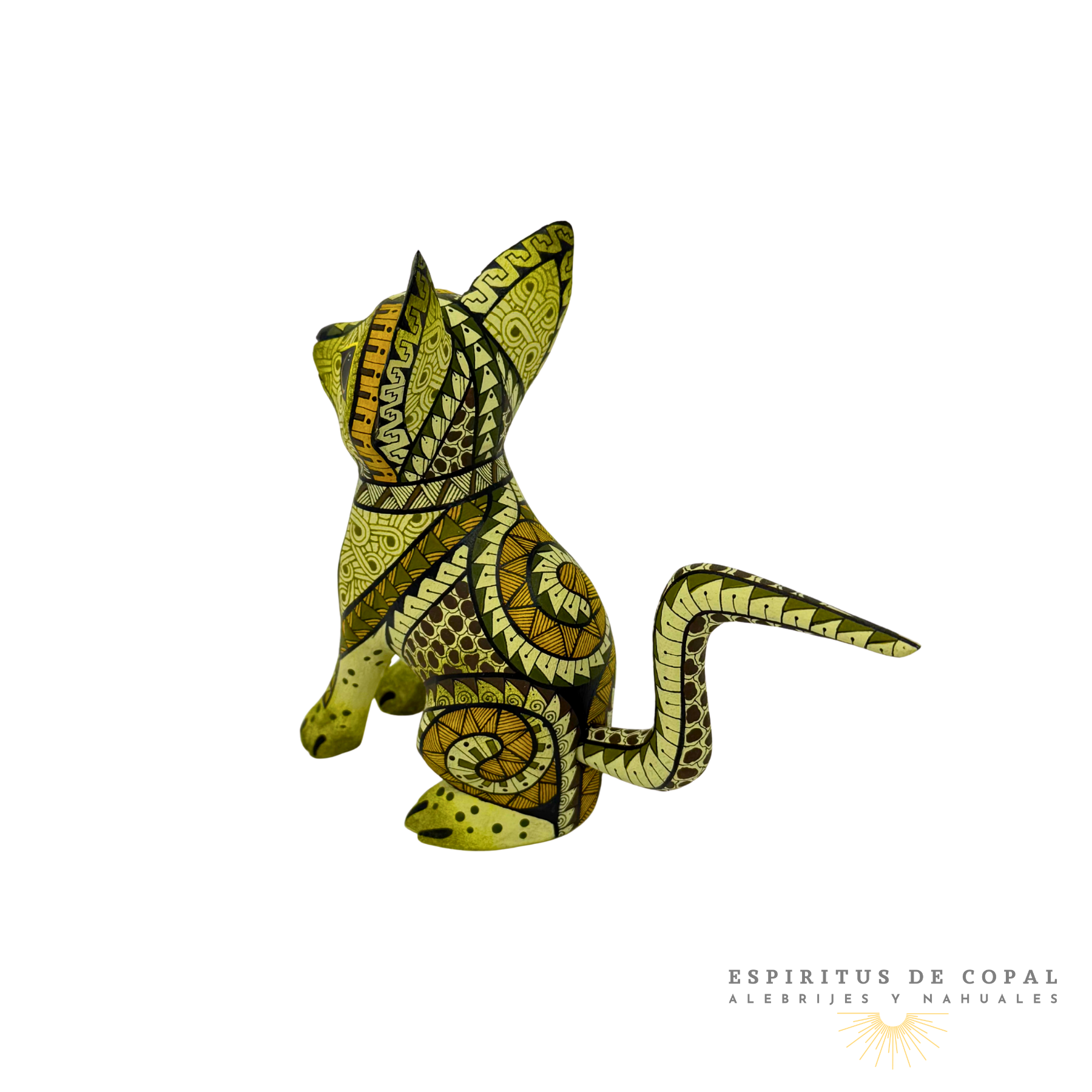 Alebrije Zorro Zapoteca Tallado en Madera de Copal | Espíritus de Copal Oaxaca - Image 4