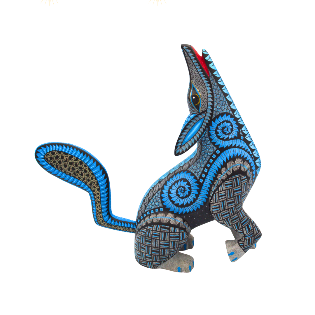 Alebrije Coyote Azul