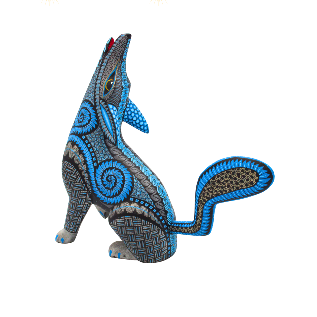 Alebrije Coyote Azul - Image 3