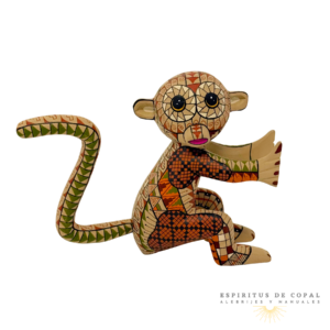 Alebrije Mono / Tallado en Madera de Copal / Espíritus de Copal / Oaxaca