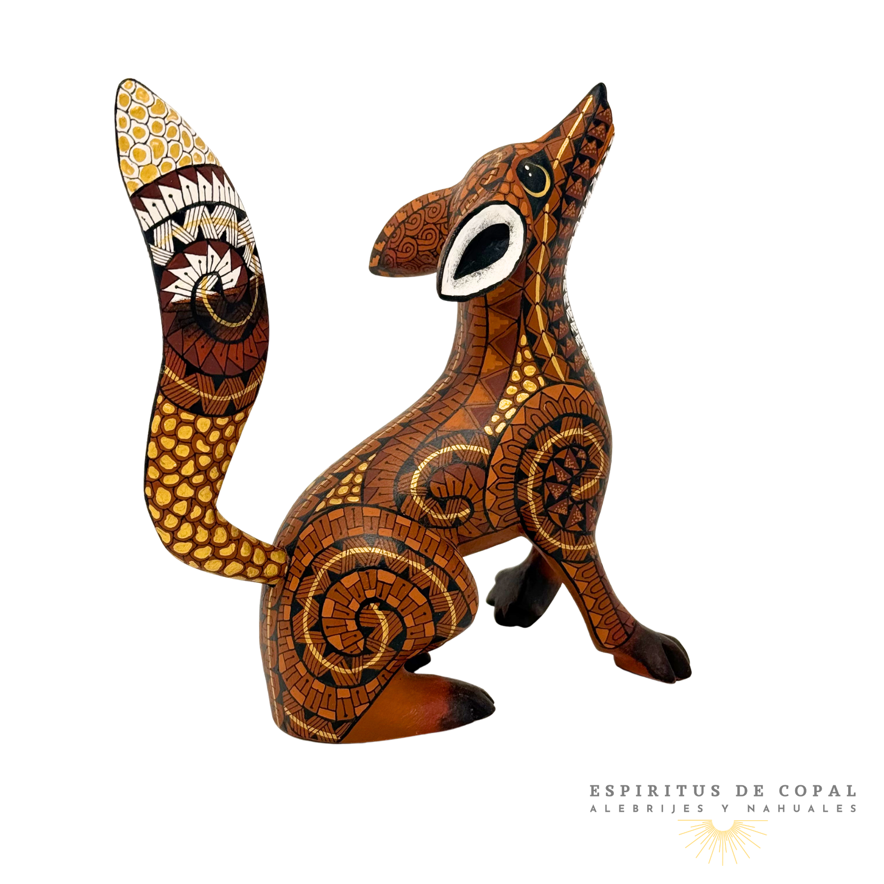 Alebrije Perro Zapoteca / Tallado en Madera de Copal / Espíritus de Copal / Oaxaca - Image 5