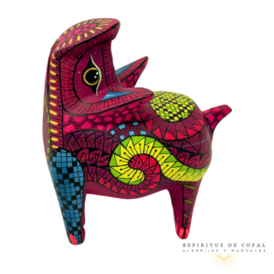 Alebrije Puerquito Zapoteca / Tallado en Madera de Copal / Espíritus de Copal / Oaxaca