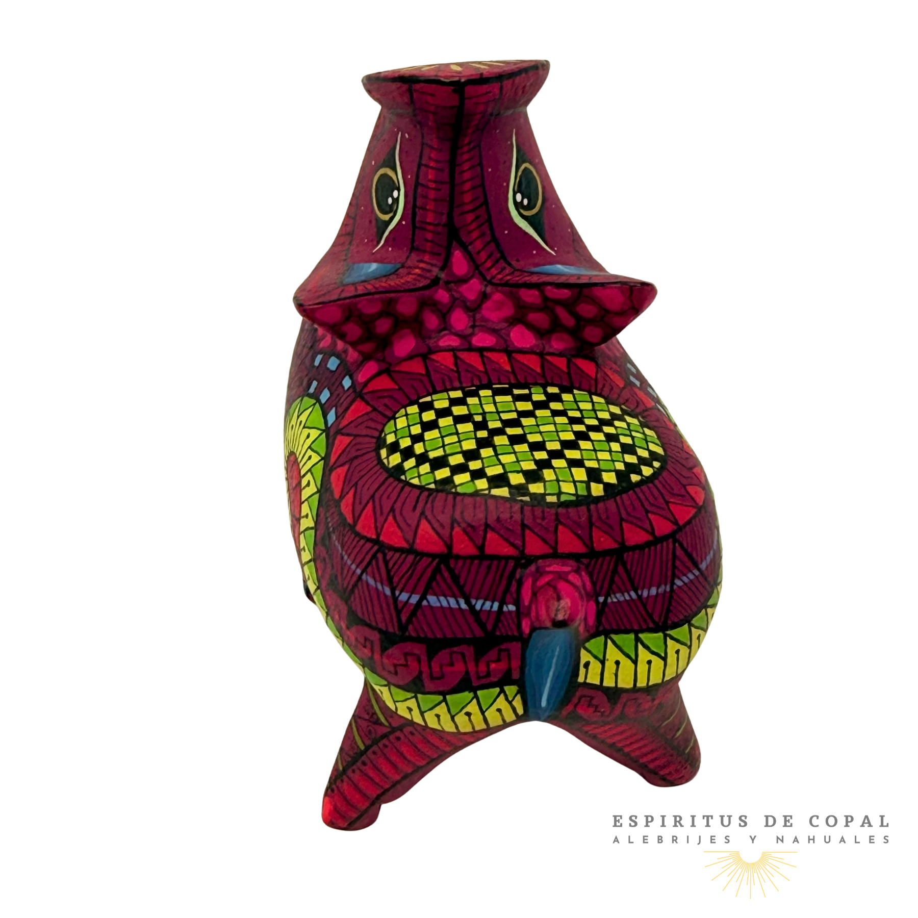 Alebrije Puerquito Zapoteca / Tallado en Madera de Copal / Espíritus de Copal / Oaxaca - Image 4