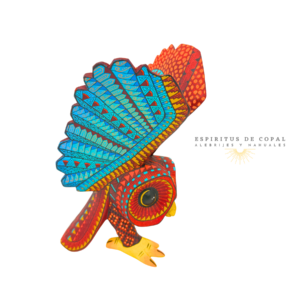 Alebrije Búho Zapoteca / Tallado en Madera de Copal / Espíritus de Copal / Oaxaca
