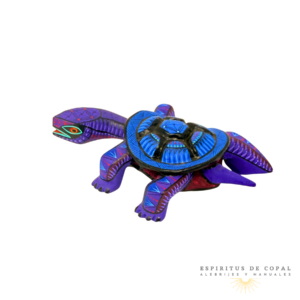 Alebrije Tortuga Zapoteca / Tallada en Madera de Copal / Espíritus de Copal / Oaxaca