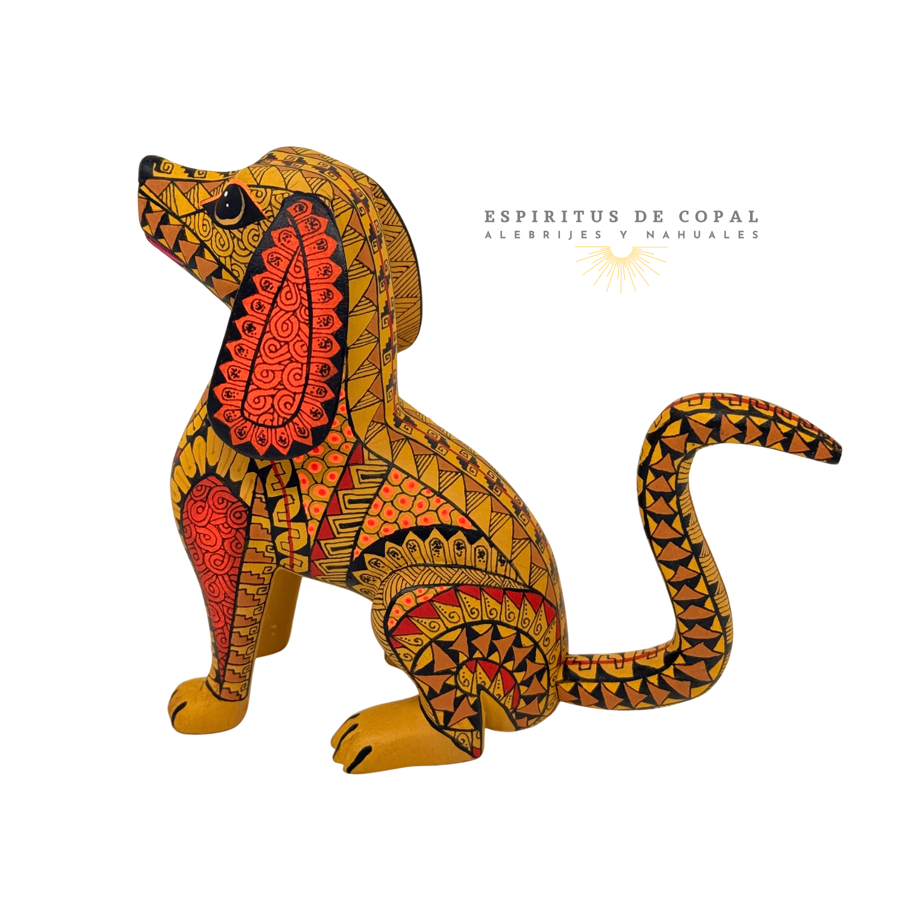 Alebrije Perro Guardián / Tallado en madera de copal / Espíritus de Copal / Oaxaca - Image 3