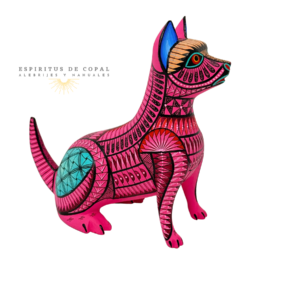 Alebrije Perro Guardián / Tallado en madera de copal / Espíritus de Copal / Oaxaca