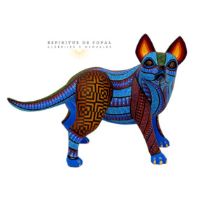 Alebrije Lobo / Tallado en madera de copal / Espíritus de Copal / Oaxaca