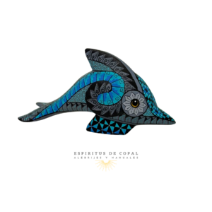 Alebrije Delfín / Tallado en madera de copal / Espíritus de Copal / Oaxaca