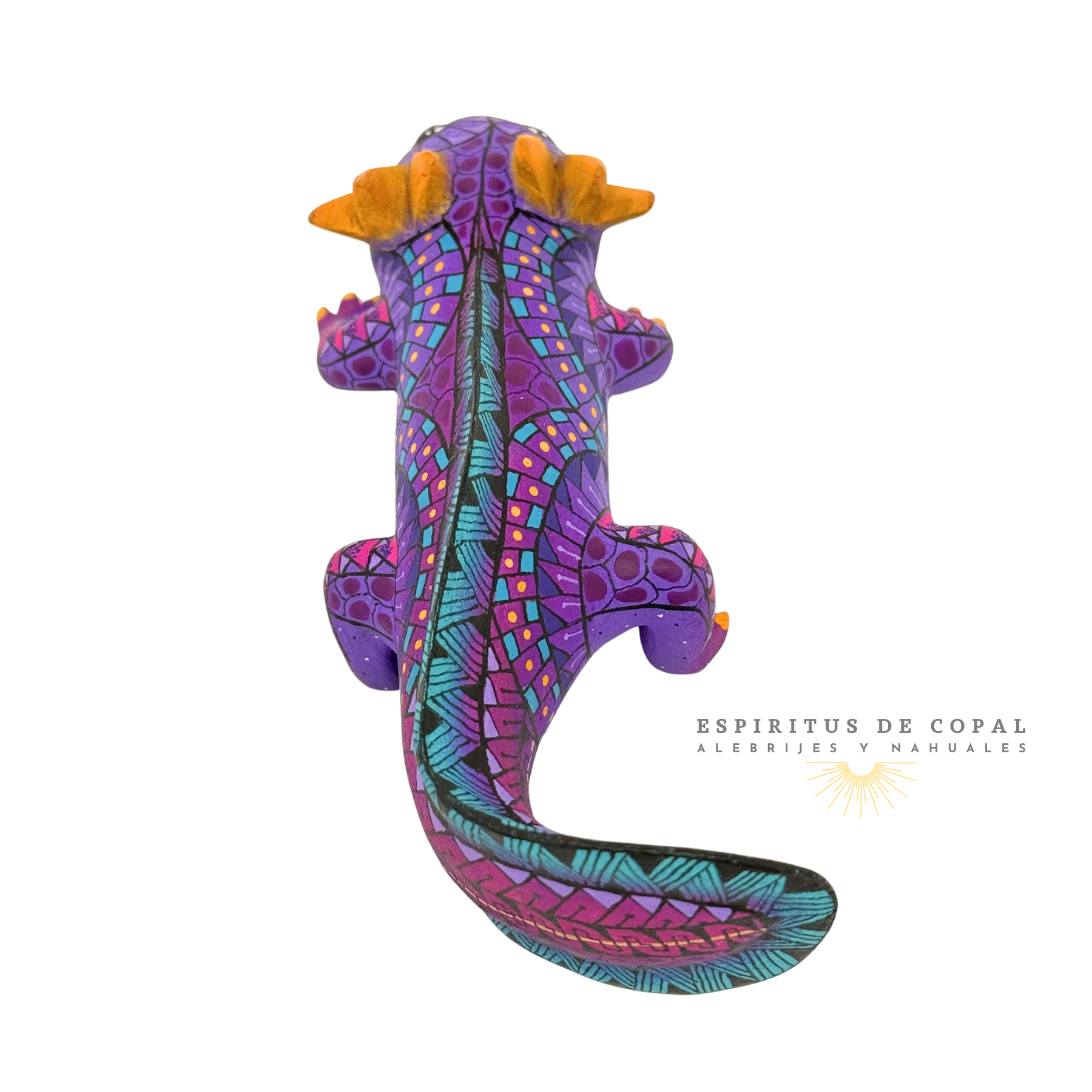 Alebrije Ajolote Renaciente / Tallado en madera de copal / Espíritus de Copal / Oaxaca - Image 4