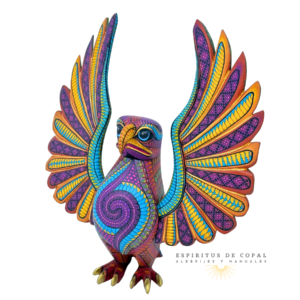 Alebrije Águila Majestuosa / Tallado en madera de copal / Espíritus de Copal / Oaxaca