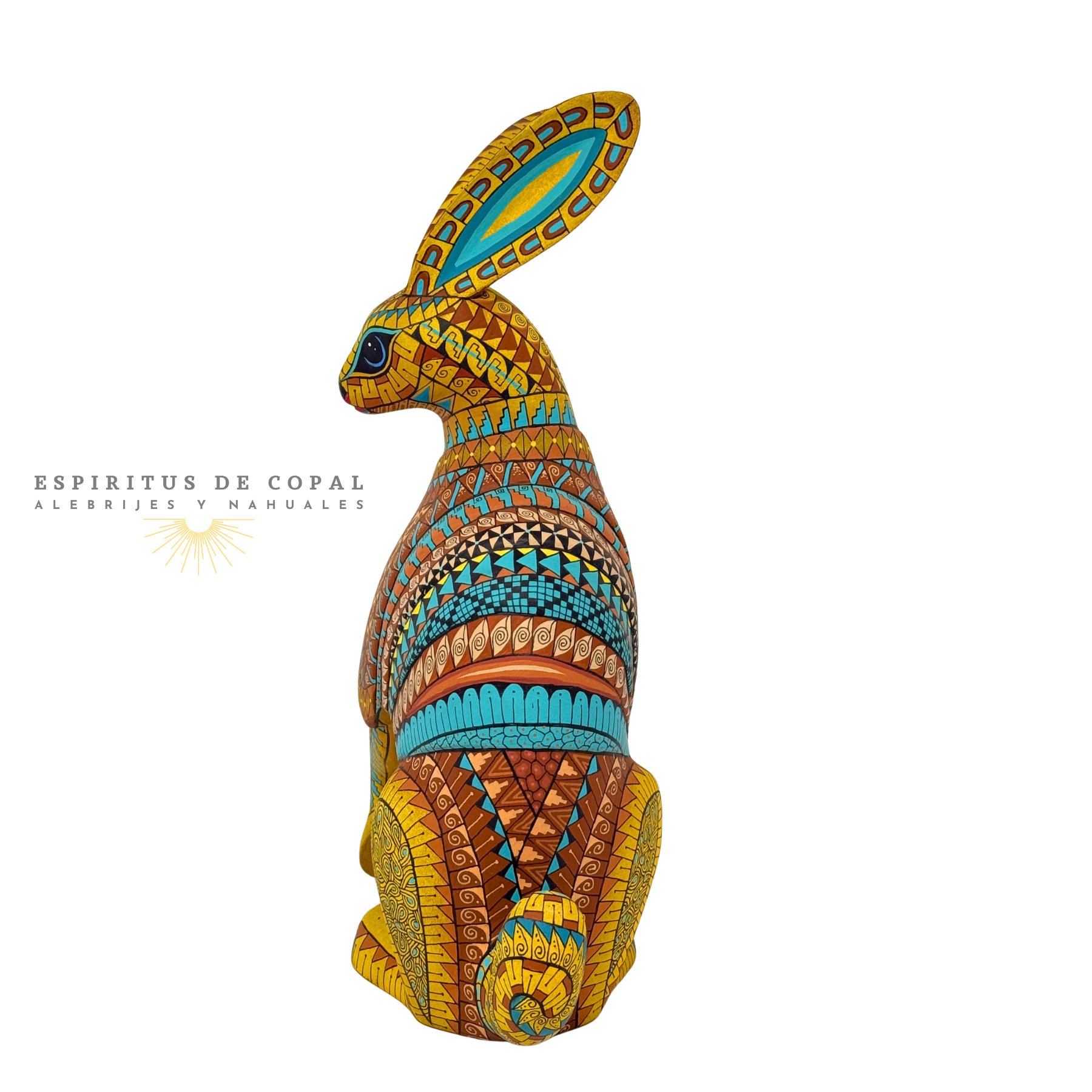 Alebrije Conejo Armadillo / Tallado en madera de copal / Espíritus de Copal / Oaxaca - Image 3