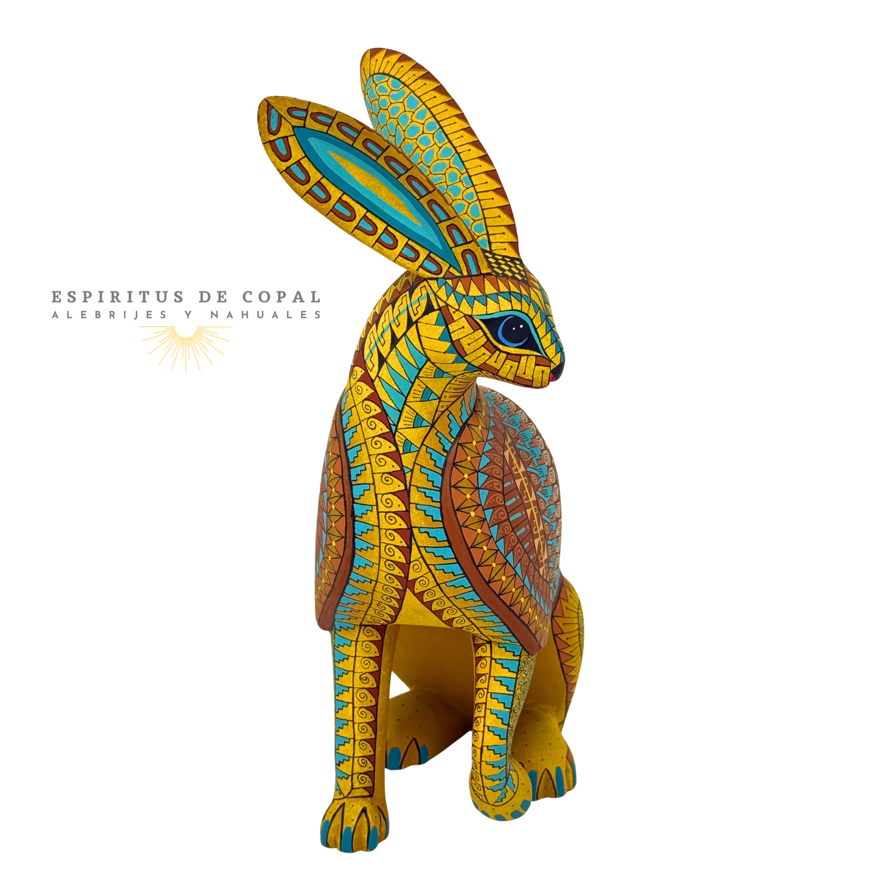 Alebrije Conejo Armadillo / Tallado en madera de copal / Espíritus de Copal / Oaxaca - Image 5