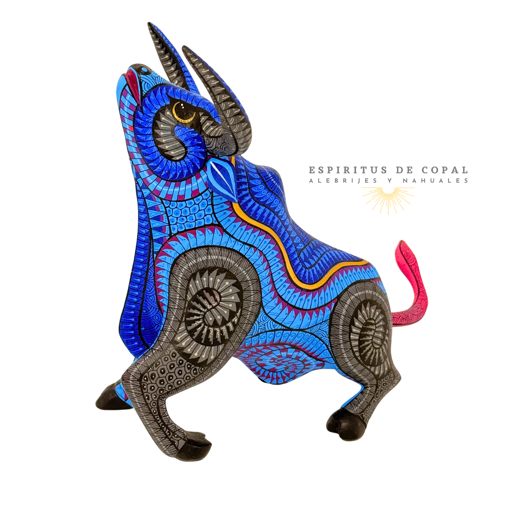 Alebrije Toro / Fuerza Serena / Tallado en madera de copal / Espíritus de Copal / Oaxaca - Image 2