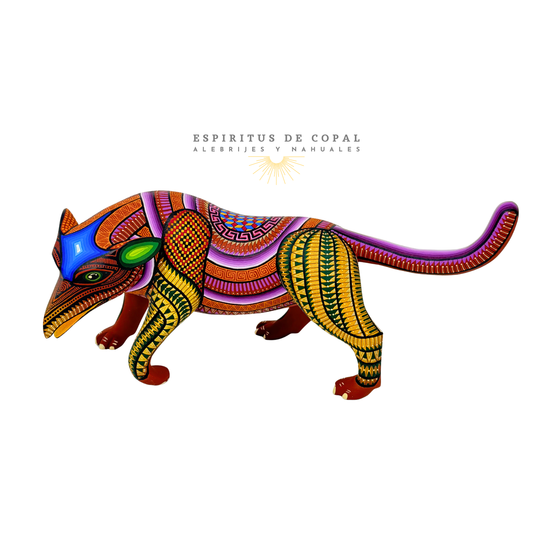 Alebrije Perro Águila / Tallado en madera de copal / Espíritus de Copal / Oaxaca - Image 3