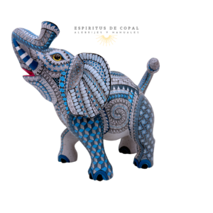 Alebrije Elefante/ Sabiduría Infinita / Tallado en madera de copal / Espíritus de Copal / Oaxaca