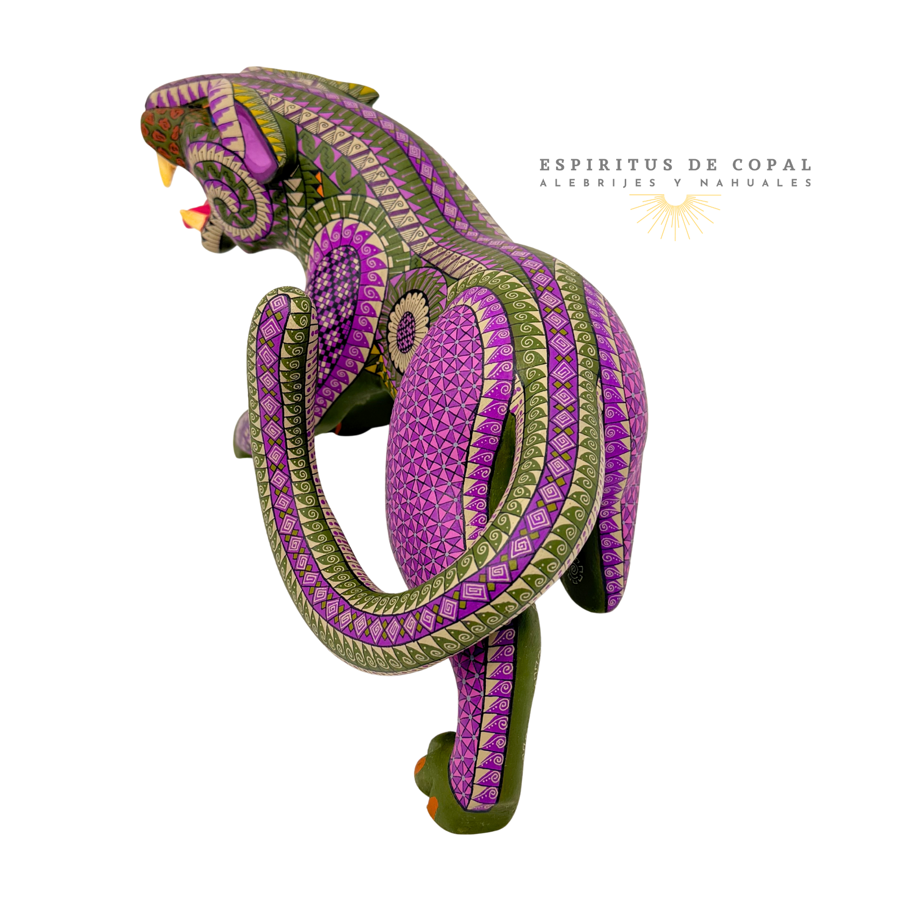 Alebrije Jaguar / Poder Silencioso / Tallado en madera de copal / Espíritus de Copal / Oaxaca - Image 4