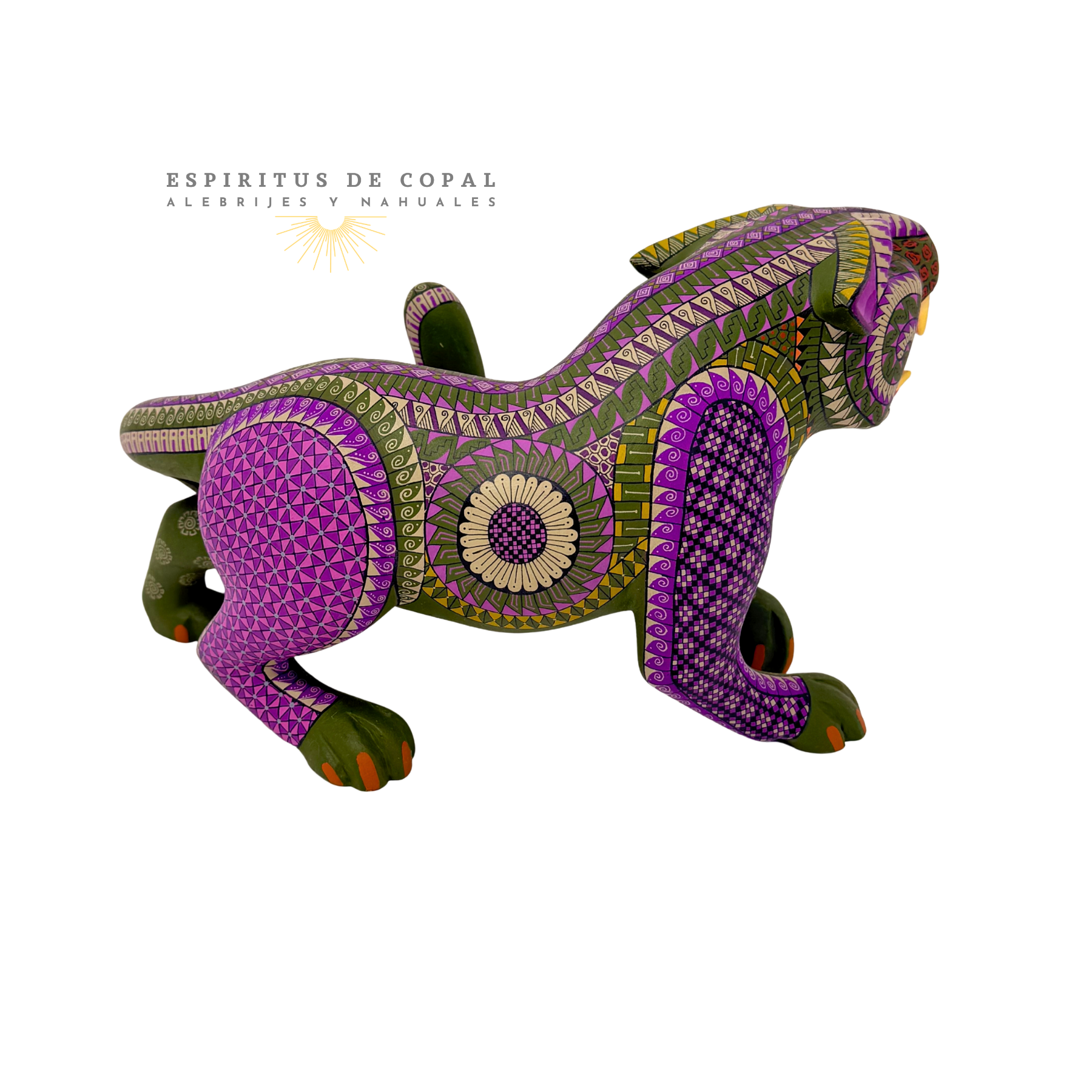Alebrije Jaguar / Poder Silencioso / Tallado en madera de copal / Espíritus de Copal / Oaxaca - Image 5