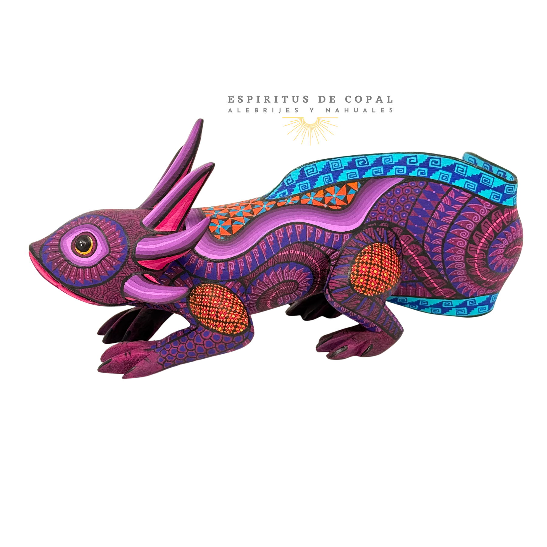 Alebrije Ajolote / Tallado en madera de copal / Espíritus de Copal / Oaxaca - Image 2