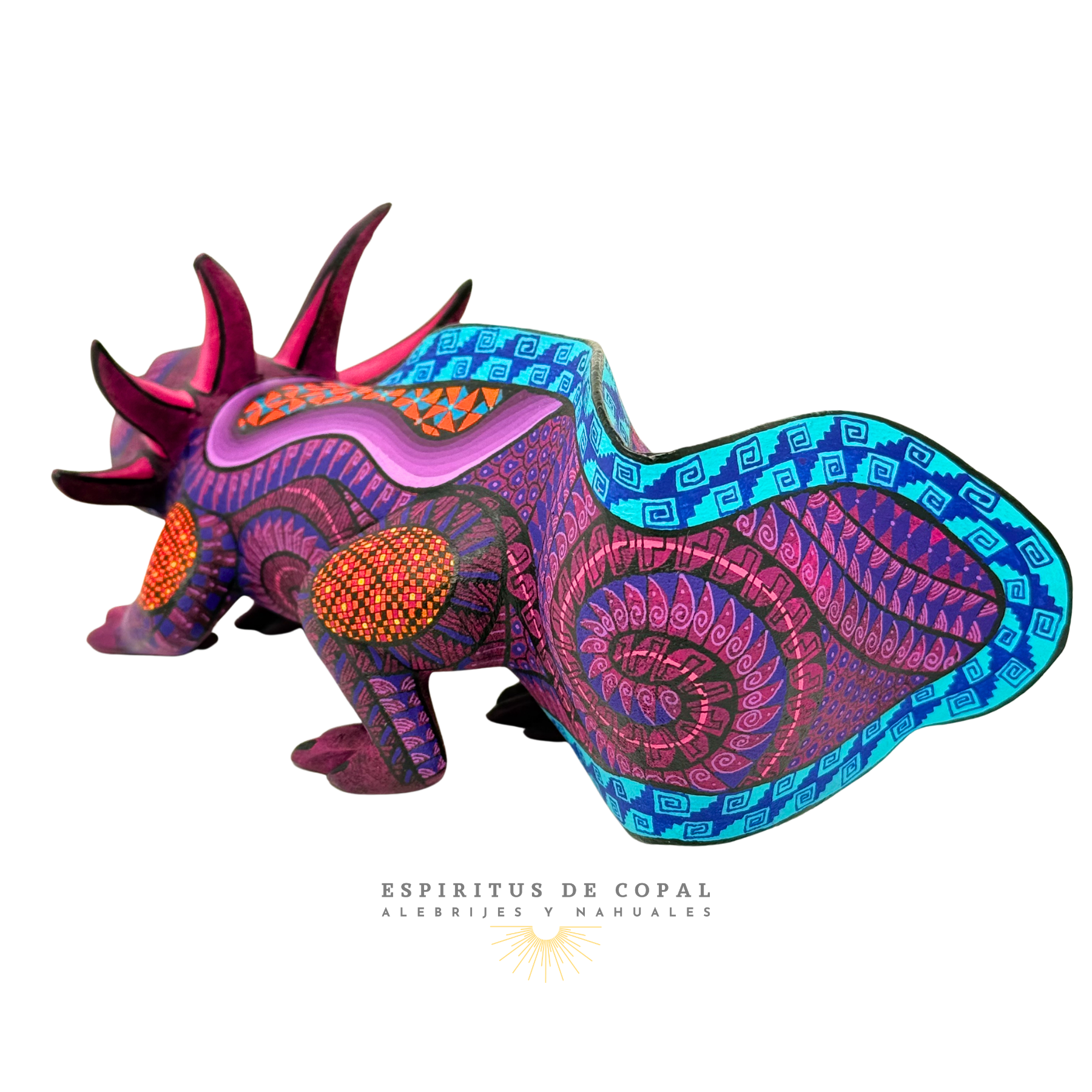 Alebrije Ajolote / Tallado en madera de copal / Espíritus de Copal / Oaxaca - Image 4