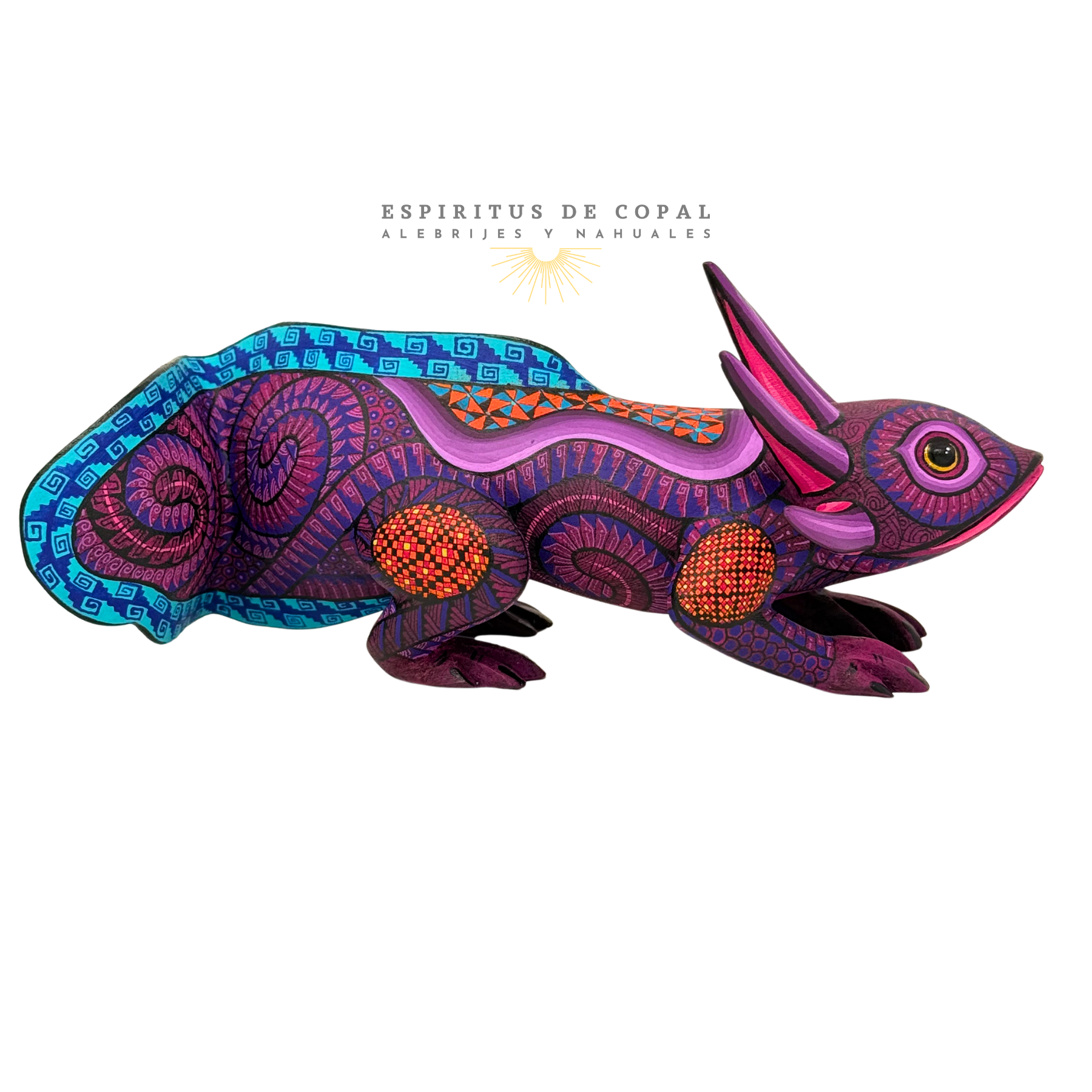 Alebrije Ajolote / Tallado en madera de copal / Espíritus de Copal / Oaxaca - Image 5