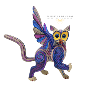 Alebrije Mono Águila Búho Jaguar / Sabiduría Suprema / Tallado en madera de copal / Espíritus de Copal / Oaxaca