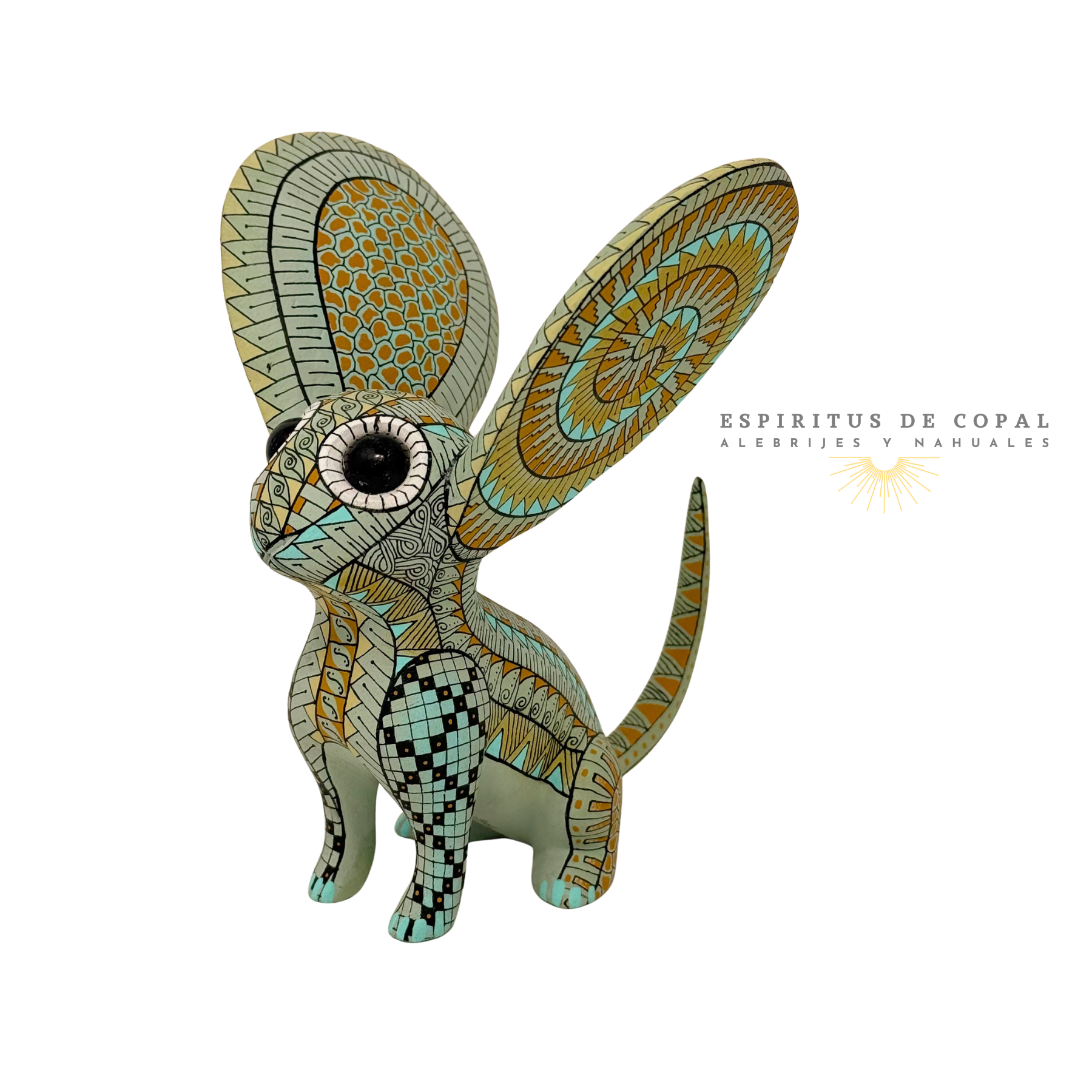 Alebrije Ratón Orejón/ Tallado en madera de copal / Espíritus de Copal / Oaxaca - Image 2