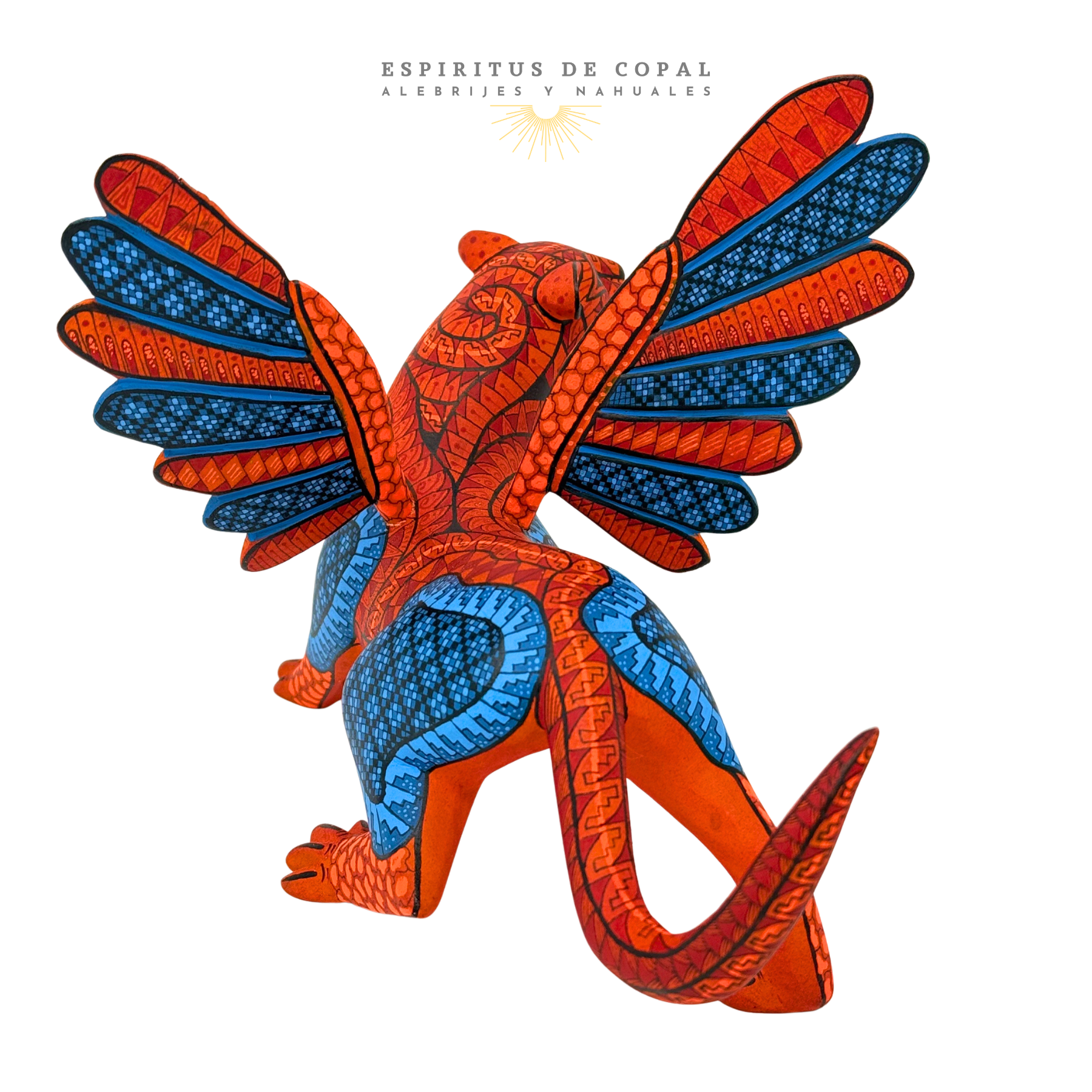 Alebrije Jaguar Águila / Espíritu Indomable / Tallado en madera de copal / Espíritus de Copal / Oaxaca - Image 2