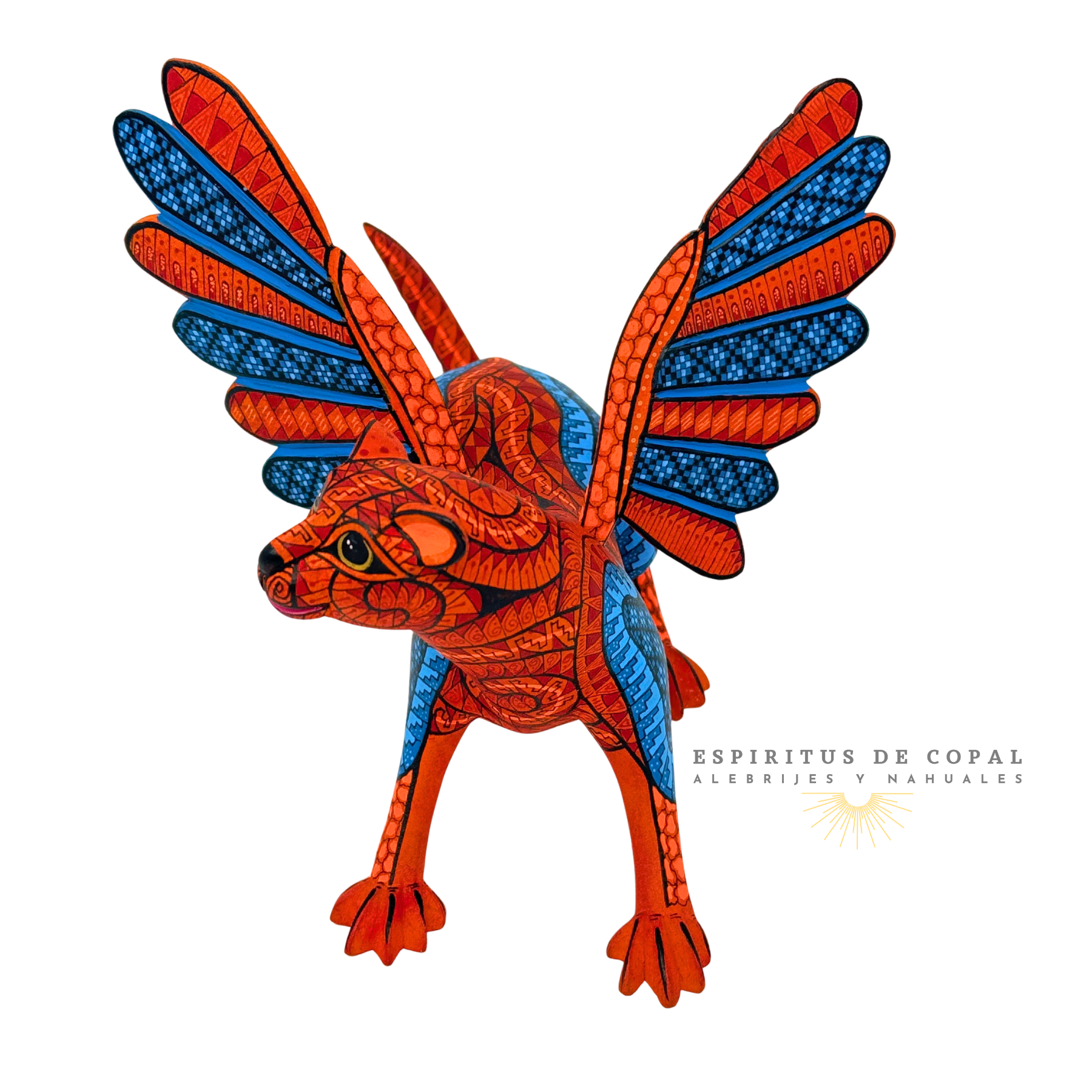 Alebrije Jaguar Águila / Espíritu Indomable / Tallado en madera de copal / Espíritus de Copal / Oaxaca - Image 3