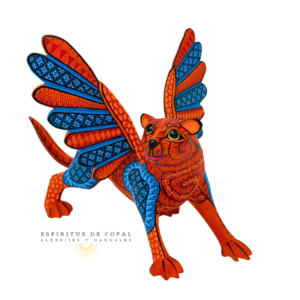 Alebrije Jaguar Águila / Espíritu Indomable / Tallado en madera de copal / Espíritus de Copal / Oaxaca