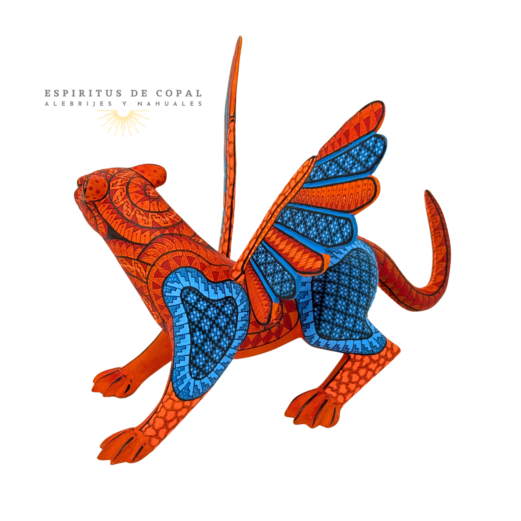 Alebrije Jaguar Águila / Espíritu Indomable / Tallado en madera de copal / Espíritus de Copal / Oaxaca - Image 5