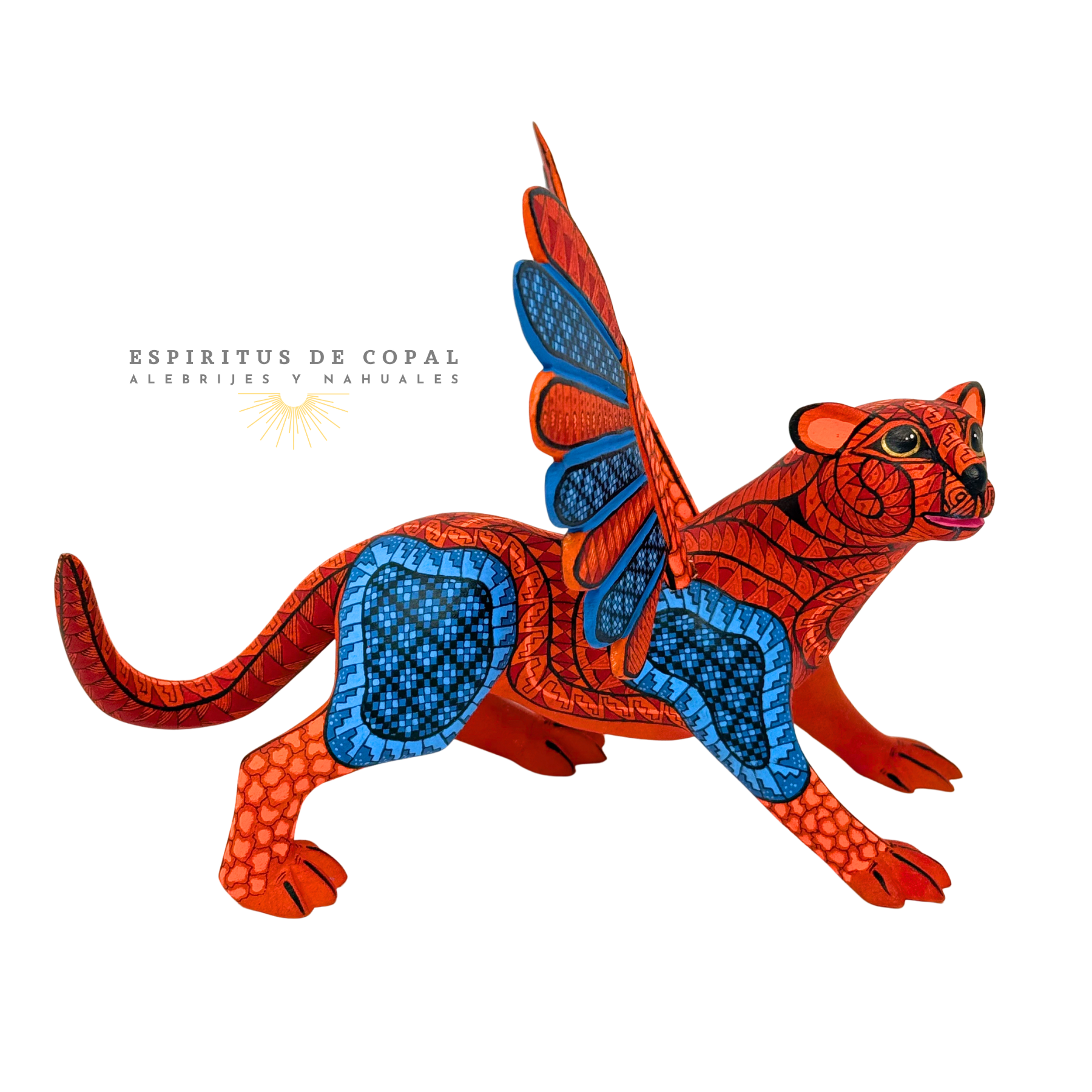 Alebrije Jaguar Águila / Espíritu Indomable / Tallado en madera de copal / Espíritus de Copal / Oaxaca - Image 6
