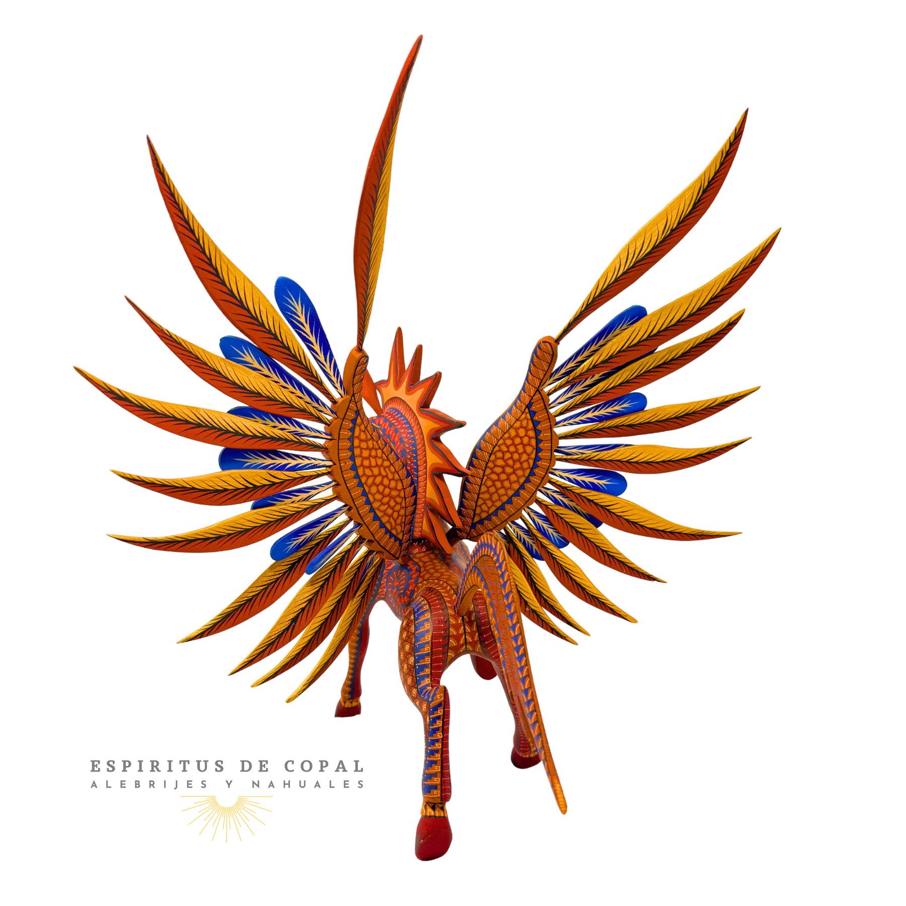 Alebrije Pegaso/ Elegancia Celestial / Tallado en madera de copal / Espíritus de Copal / Oaxaca - Image 6