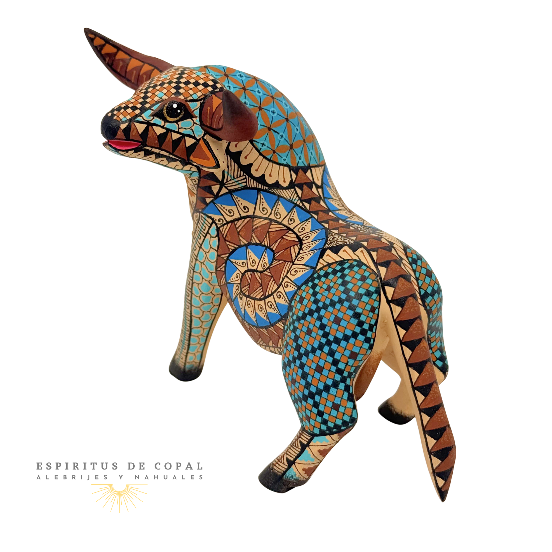 Alebrije Toro Zapoteca / Tallado en Madera de Copal / Espíritus de Copal / Oaxaca - Image 3