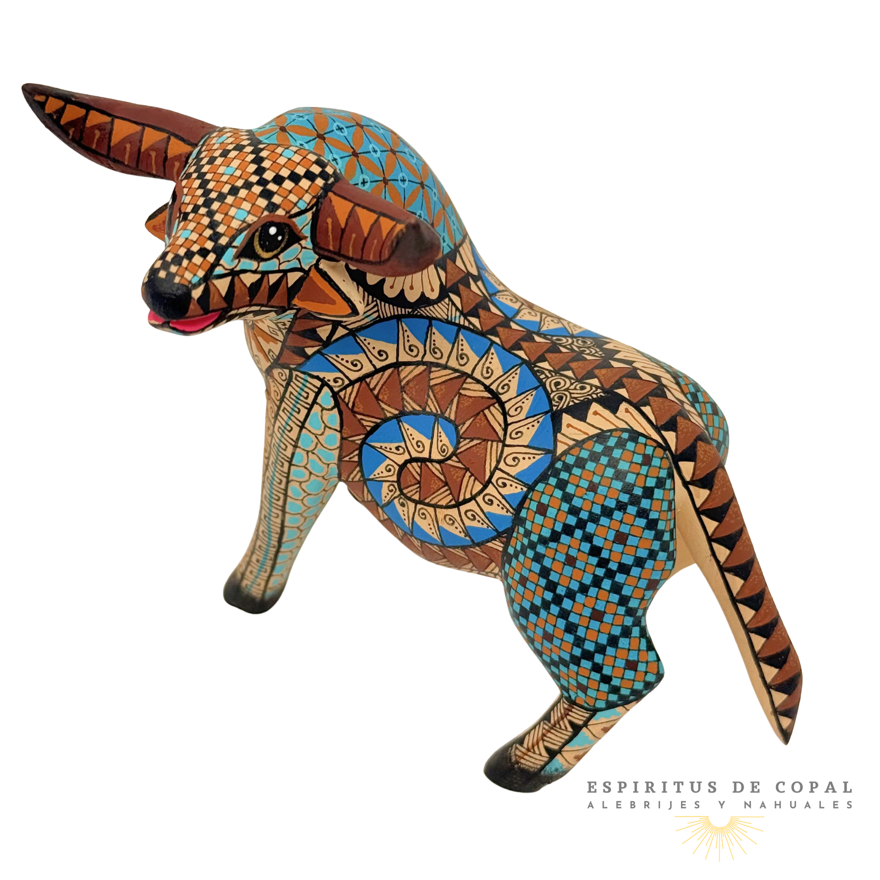 Alebrije Toro Zapoteca / Tallado en Madera de Copal / Espíritus de Copal / Oaxaca - Image 6