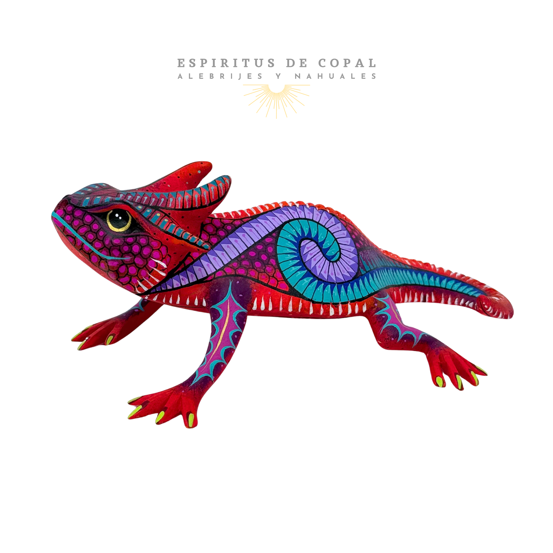 Camaleón del Desierto | Adaptación y Sabiduría | Hecho a Mano | Espíritus de Copal | Oaxaca - Image 3