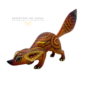 Zorrito Explorador | Espíritu Aventurero | Hecho a Mano | Espíritus de Copal | Oaxaca
