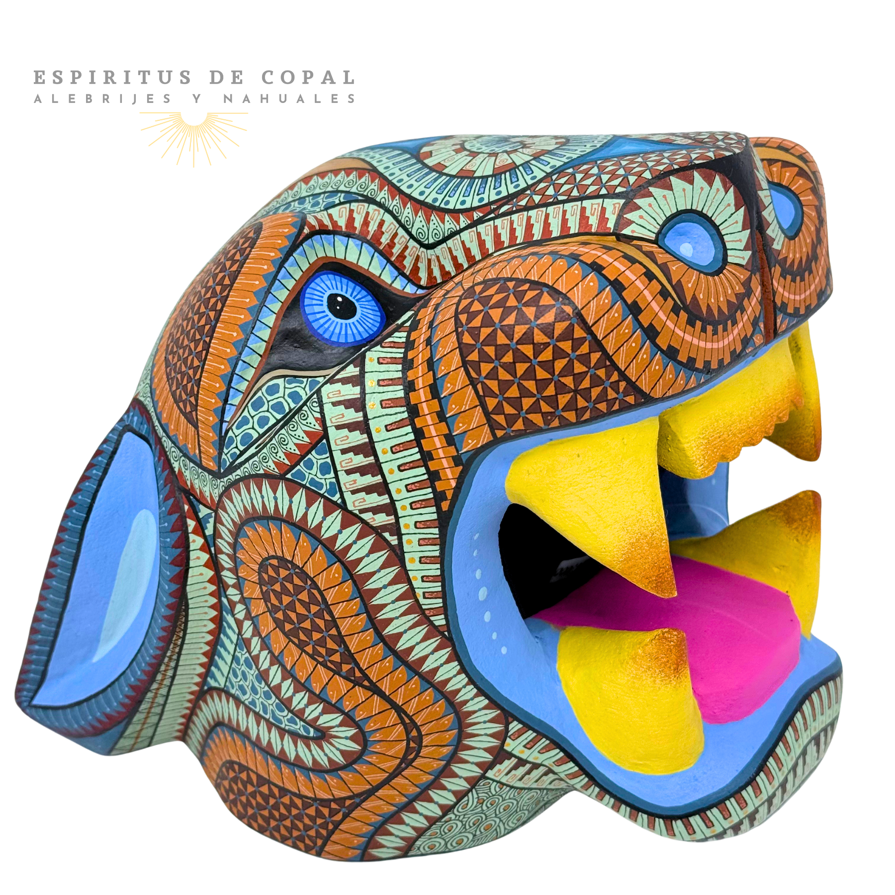 Cabeza de Jaguar | Poder Ancestral | Hecho a Mano | Espíritus de Copal | Oaxaca - Image 5