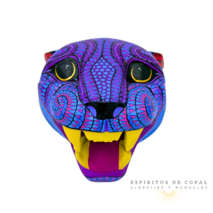 Cabeza de Jaguar | Energía Espiritual | Hecho a Mano | Espíritus de Copal | Oaxaca