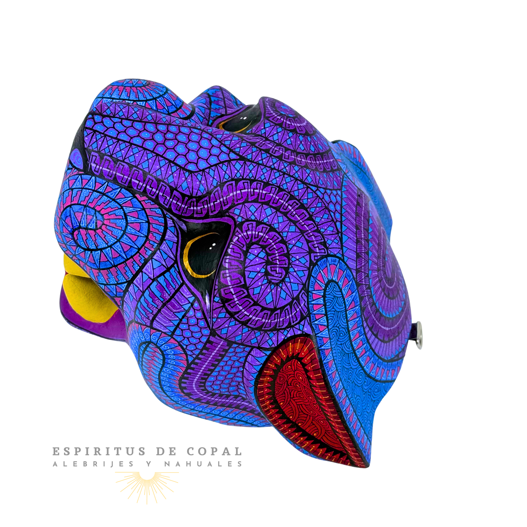 Cabeza de Jaguar | Energía Espiritual | Hecho a Mano | Espíritus de Copal | Oaxaca - Image 2
