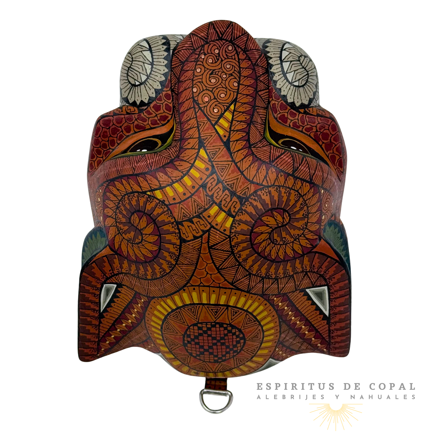Cabeza de Jaguar | Fuerza Ancestral | Hecho a Mano | Espíritus de Copal | Oaxaca - Image 5