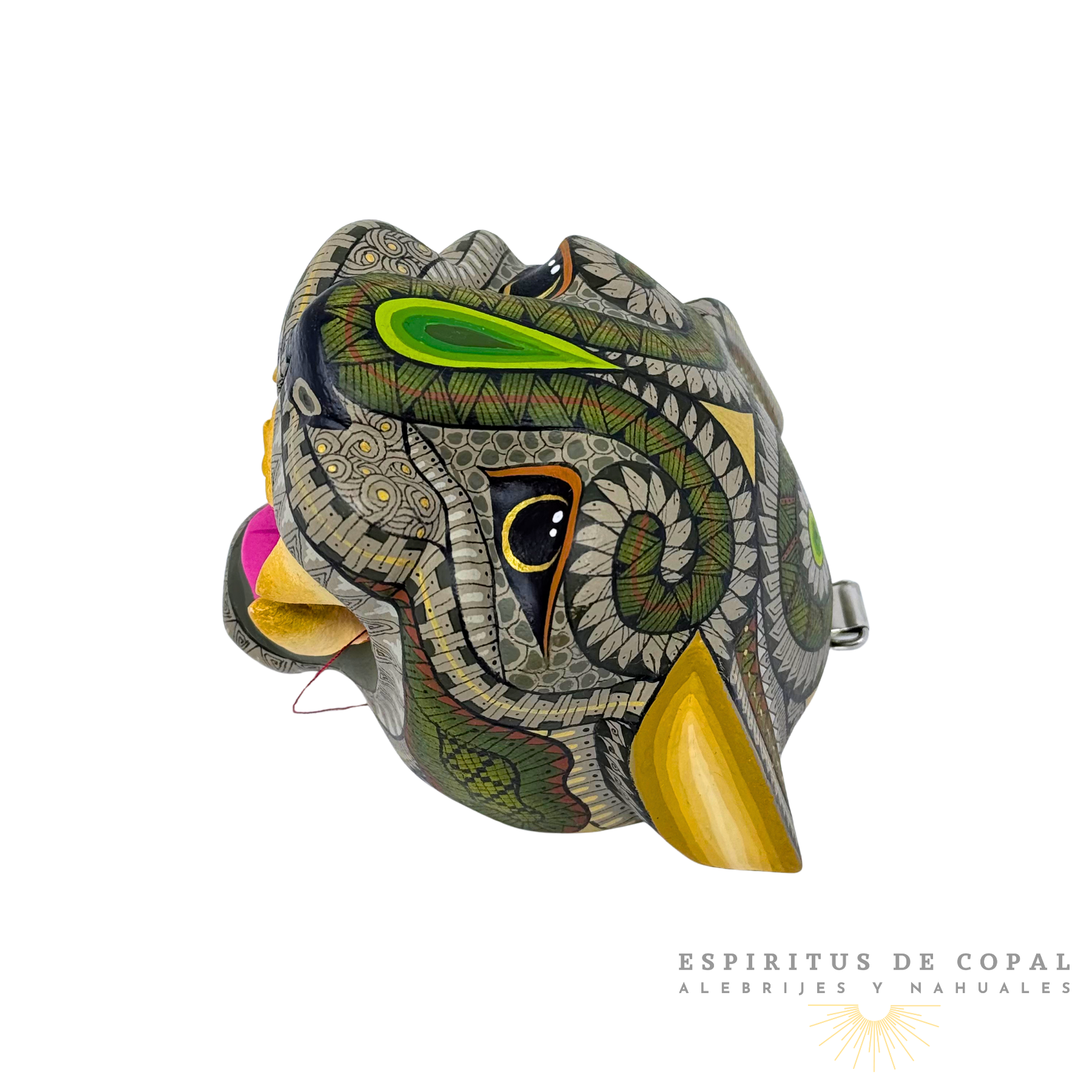 Cabeza de Jaguar | Espíritu Protector | Hecho a Mano | Espíritus de Copal | Oaxaca - Image 2