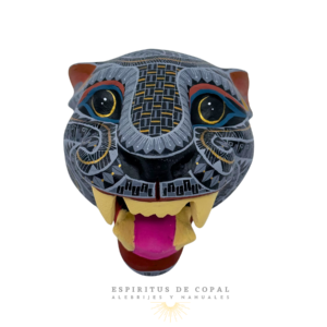 Cabeza de Jaguar Negro | Poder y Misterio | Hecho a Mano | Espíritus de Copal | Oaxaca