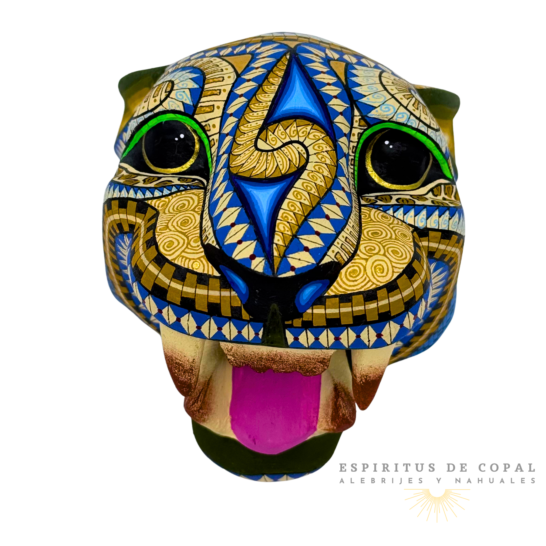 Cabeza de Jaguar | Presencia Ancestral | Hecho a Mano | Espíritus de Copal | Oaxaca - Image 5