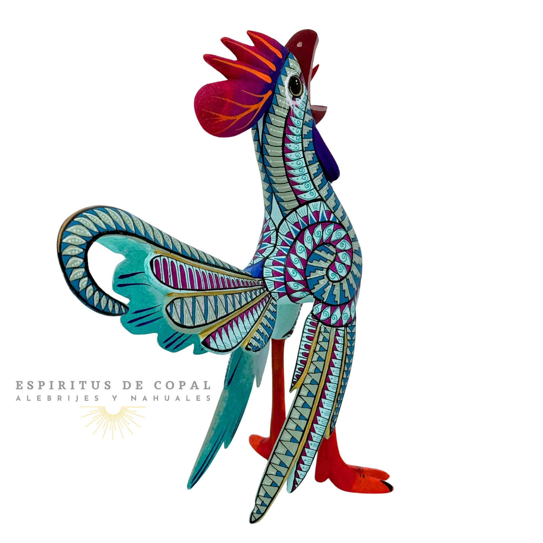Gallo Madrugador | Renacimiento y Energía | Hecho a Mano | Espíritus de Copal | Oaxaca - Image 4